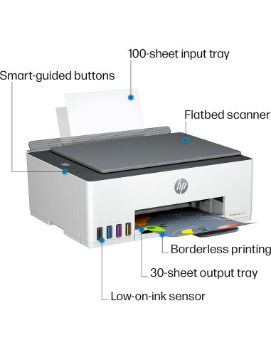 Impresora HP Smart Tank 5101 Inalámbrica Todo-en-Uno