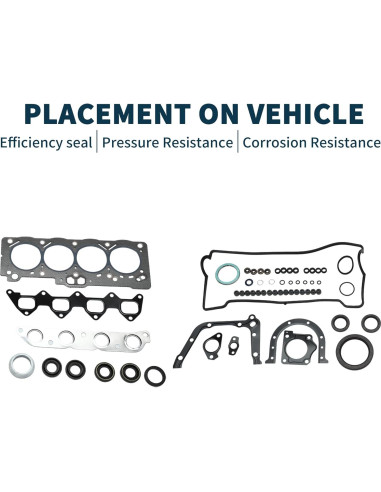 Kit de Junta de Culata TUCKBOLD para Toyota 5AFE 411116221