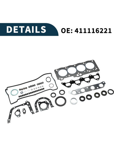 Kit de Junta de Culata TUCKBOLD para Toyota 5AFE 411116221