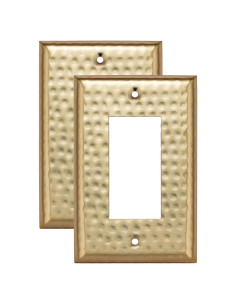Placa de Pared Rocker Monarch Abode Oro Cepillado 2 Unidades