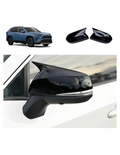 Cubierta de Espejo Lateral Terdaray para Toyota RAV4 2019-2024 ABS