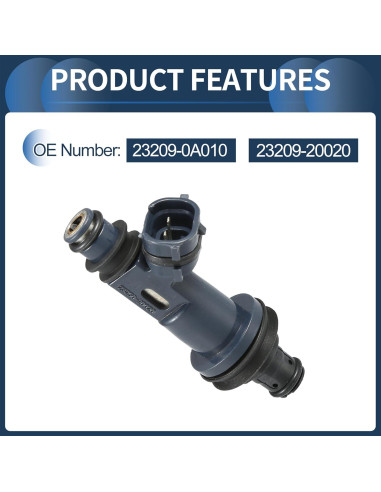 Inyector de combustible INFINAUTO 23209-0A010 para Toyota 3.0L