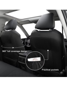 Funda de Asiento Delantera Personalizada GIANT PANDA para Toyota Corolla 2020-2025 2