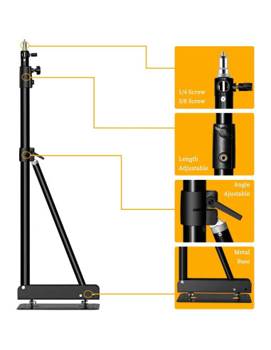 Brazo de Soporte de Pared ShowMaven SM-4 para Luz de Anillo 169cm