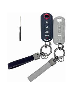 Cubierta de Llave de Silicona REPROTECTING 4 Botones Negro/Gris