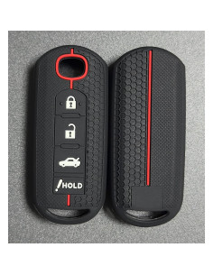 Cubierta de Llave de Silicona REPROTECTING 4 Botones Negro/Gris 2