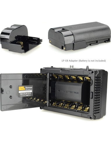 Luz de Video LED Pixel DL-912 con Control Inalámbrico