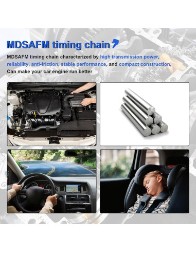 Kit de cadena de distribución MDSAFM con bomba de agua GMB 1.8L