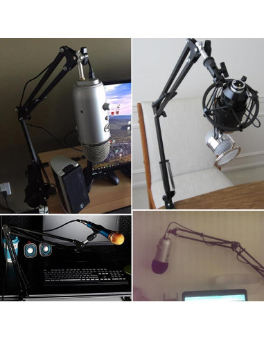 Soporte de Micrófono Profesional Etubby con Brazo Gooseneck