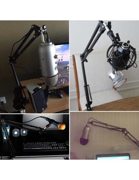 Soporte de Micrófono Profesional Etubby con Brazo Gooseneck