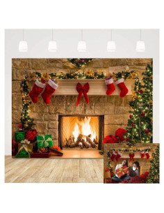 Fondo Fotográfico Navidad 1.5x1m Vinilo Art Studio