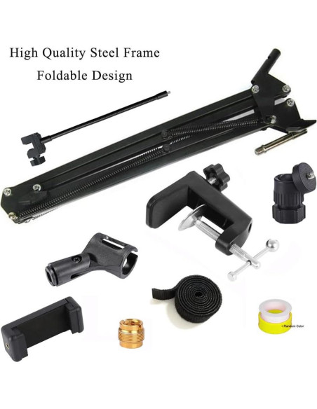 Soporte de Micrófono Profesional Etubby con Brazo Gooseneck