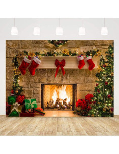 Fondo Fotográfico Navidad 1.5x1m Vinilo Art Studio 2