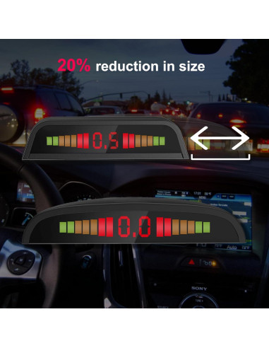 Sensores de Estacionamiento EKYLIN LED068 con Pantalla Compacta