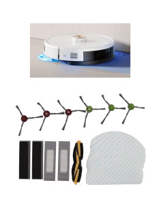 Kit de Accesorios de Reemplazo Yeedi Vac 2pro - 1 Cepillo Principal, 6 Laterales, 4 Filtros, 6 Paños 2