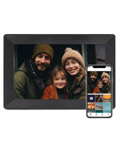 Marco de fotos digital Uhale 10.1" HD WiFi 16GB táctil