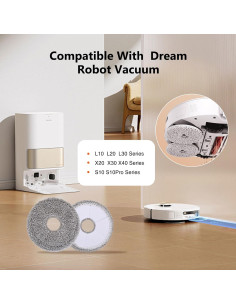 Paños de Mopa Reutilizables Dreame X40 Ultra y L10s - 6 Piezas 2