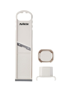 Cortador Rallador de Ajo Hutzler Blanco 23.37 cm Acero Inoxidable 2