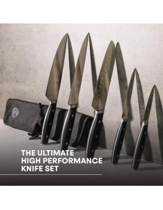 Juego de cuchillos de chef MasterChef 5 piezas con bolsa 2