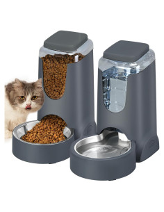 Comedero Automático HWONMTE 2-SLT con Dispensador de Agua