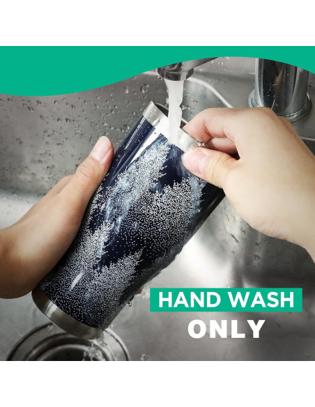 Vaso Navideño HAUSHOF 591ml Acero Inoxidable Aislado Azul