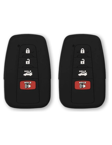 Cubierta de Llave de Silicona Autobase para Toyota 4 Botones
