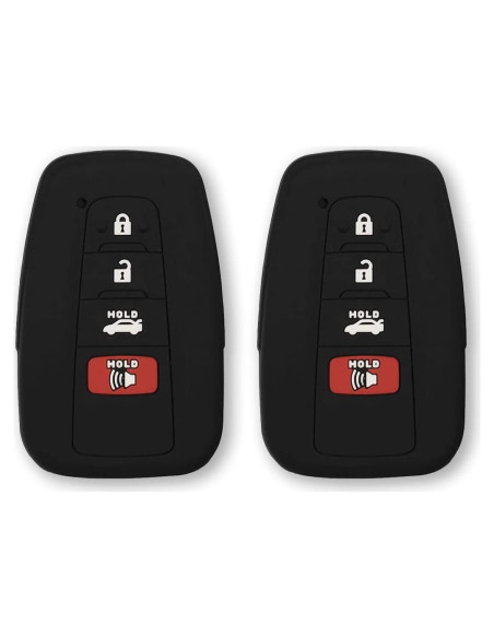 Cubierta de Llave de Silicona Autobase para Toyota 4 Botones