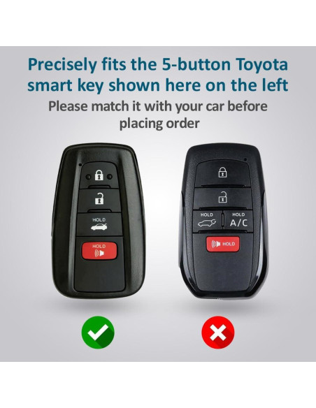 Cubierta de Llave de Silicona Autobase para Toyota 4 Botones