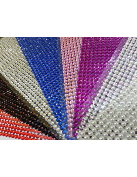 Hoja de gemas de diamante de strass adhesivas doradas 1500u