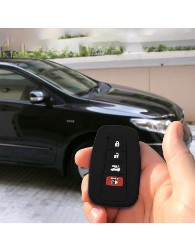 Cubierta de Llave de Silicona Autobase para Toyota 4 Botones