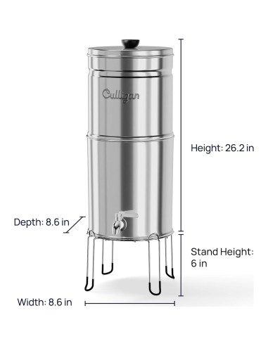 Filtro de Agua por Gravedad Culligan 8.5L Acabado Cepillado