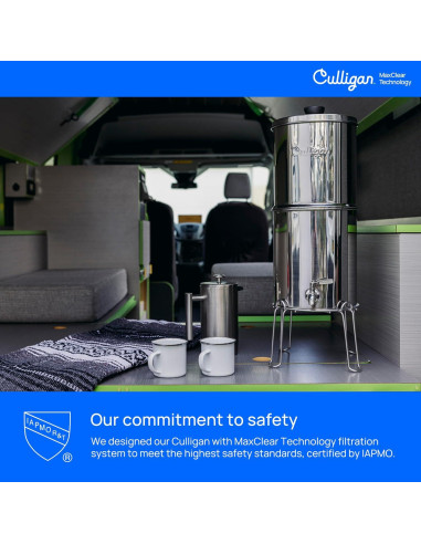 Filtro de Agua por Gravedad Culligan 8.5L Acabado Cepillado