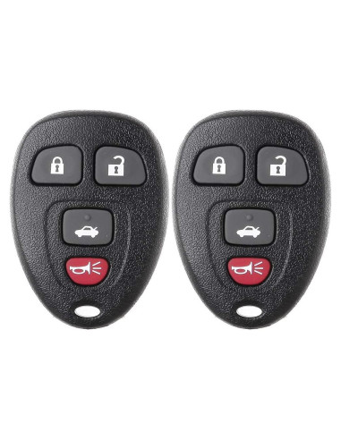 Carcasa Control Remoto Sin Llave ECCPP 4 Botones para Buick