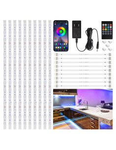 Kit de Iluminación LED RGB 5m SIXDEFLY con Control App y Remoto