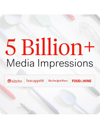 Set de Utensilios de Cocina GIR 5 Piezas Silicona Rojo Fuego