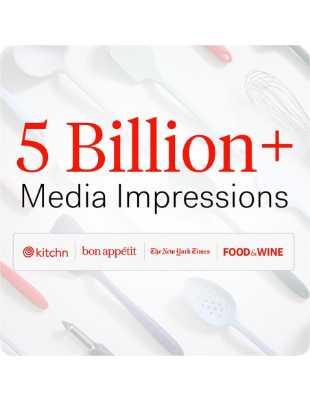 Set de Utensilios de Cocina GIR 5 Piezas Silicona Rojo Fuego