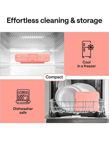 Caja Bento WONDER FAMILY Naranja 5 Compartimentos 690 ml