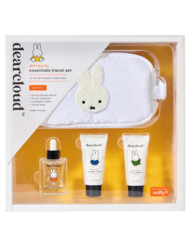 Set de Cuidado de Piel Coreano PUREUNBI de Viaje - 4 Piezas