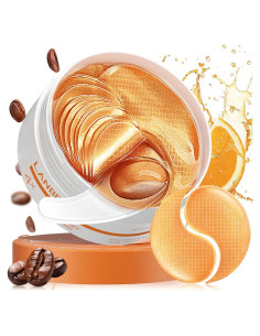 Parches para Ojos LANBENA con Vitamina C - 30 Pares Hidratantes