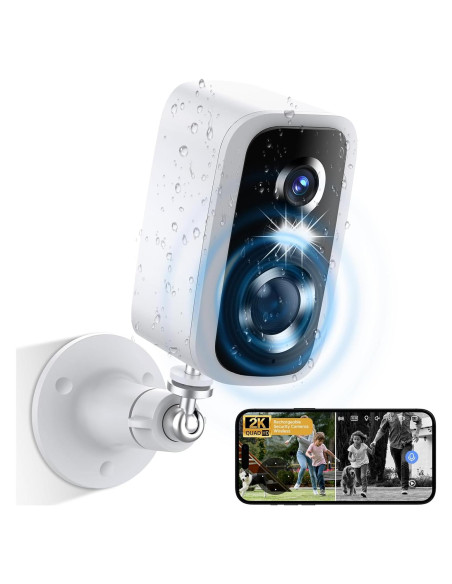 Cámara de Seguridad Inalámbrica Noahcam 2K HD Exterior WiFi