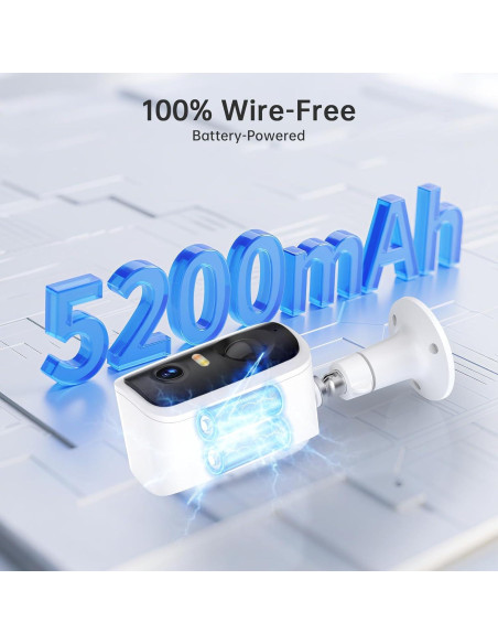 Cámara de Seguridad Inalámbrica Noahcam 2K HD Exterior WiFi