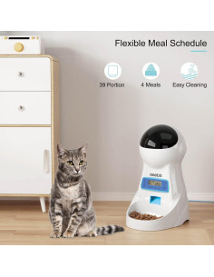 Comedero Automático Iseebiz 3L Programado con Grabadora 2