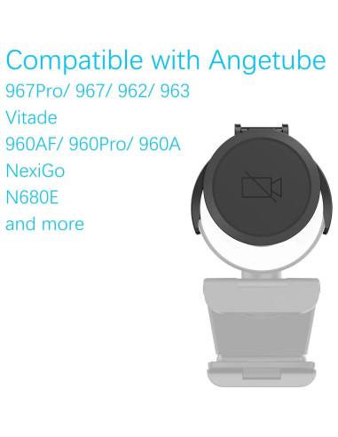 Cubierta de Webcam Angetube 96X - Obturador de Privacidad