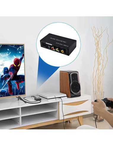 Extractor de Audio HDMI ARC AMANKA a SPDIF Coaxial 192KHz