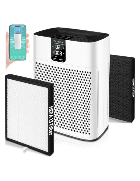Purificador de Aire HEPA Purairia ZWN-132 para Espacios Grandes
