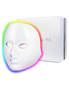 Máscara LED Terapia de Luz Roja SDKWDH 7 Colores 26.7x21.6cm