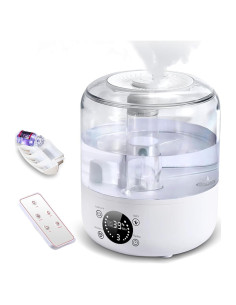 Humidificador QWUE 3L Ultrasonido Silencioso para Dormitorio