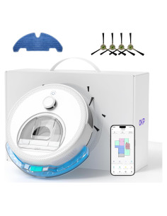 Aspiradora Robótica OKP L6 Aqua 2 en 1 con Mopa, 150 min