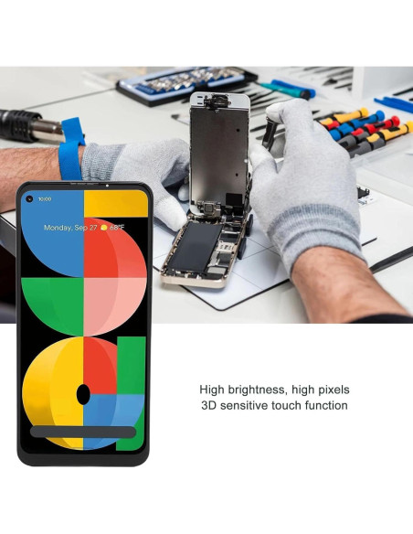 Pantalla de Reemplazo AMOLED para Pixel 5A 5G con Huella