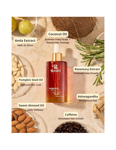 Aceite Natural para el Crecimiento del Cabello Rest 100 ml